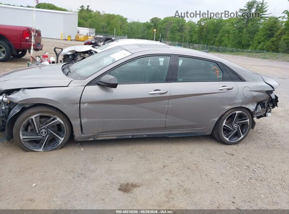KMHLR4AF7NU276166 2022 HYUNDAI ELANTRA Gray 