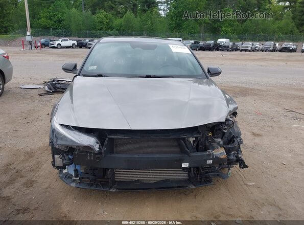 KMHLR4AF7NU276166 2022 HYUNDAI ELANTRA Gray Սալոնի հետևի տեսք