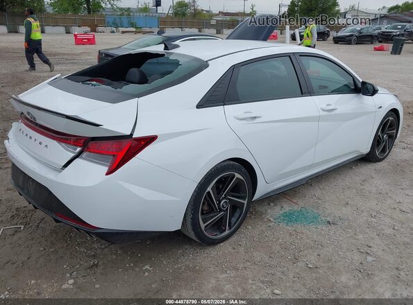 KMHLR4AF7PU397850 2023 HYUNDAI ELANTRA White Задня права чверть