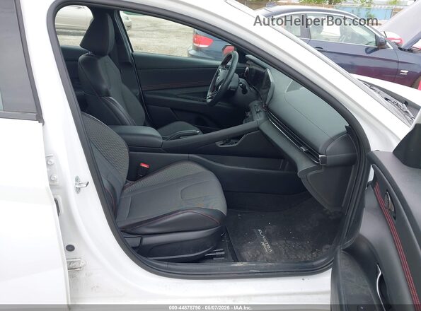 KMHLR4AF7PU397850 2023 HYUNDAI ELANTRA White Вид салону спереду