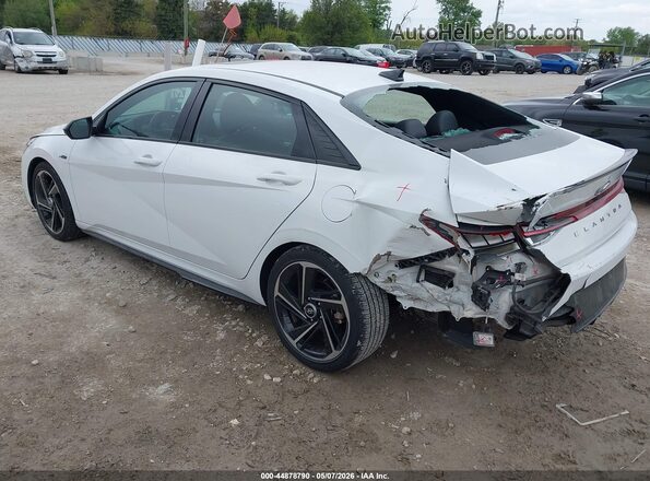 KMHLR4AF7PU397850 2023 HYUNDAI ELANTRA White Задня ліва чверть