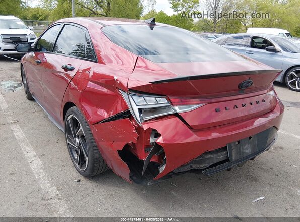 KMHLR4AF7PU681527 2023 HYUNDAI ELANTRA Red Front view
