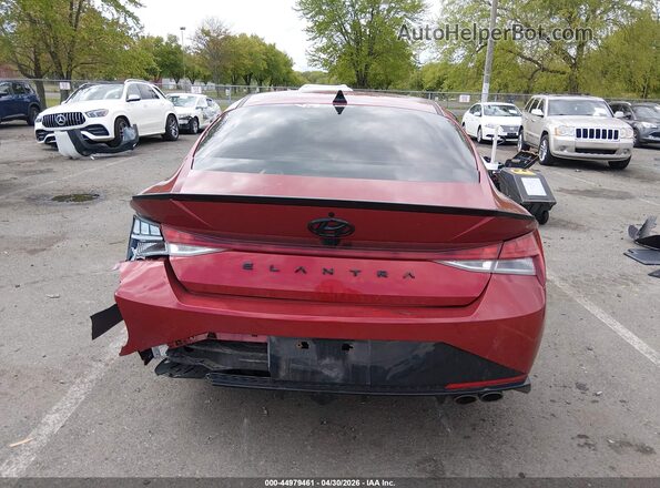 KMHLR4AF7PU681527 2023 HYUNDAI ELANTRA Red 