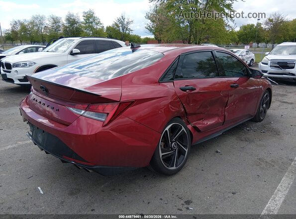 KMHLR4AF7PU681527 2023 HYUNDAI ELANTRA Red Rear right