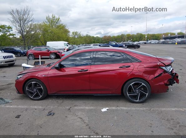 KMHLR4AF7PU681527 2023 HYUNDAI ELANTRA Red 360 interior view