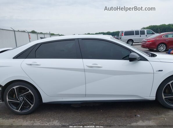 KMHLR4AF8PU432072 2023 HYUNDAI ELANTRA Белый Панорамный вид салона 360°