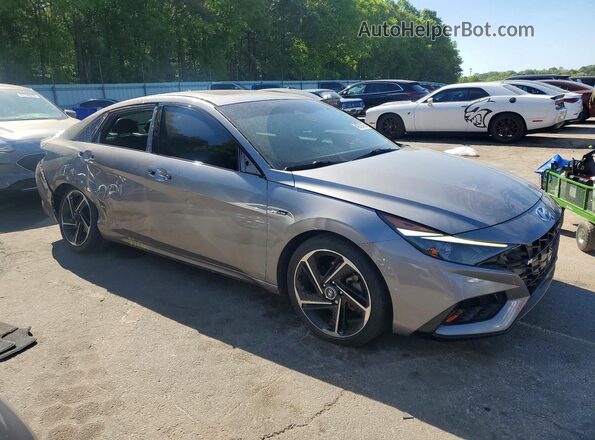 KMHLR4AF9PU515817 2023 HYUNDAI ELANTRA Gray Передня права чверть