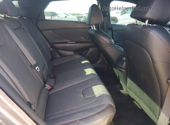 KMHLR4AF9PU515817 2023 HYUNDAI ELANTRA Gray Вид задніх сидінь