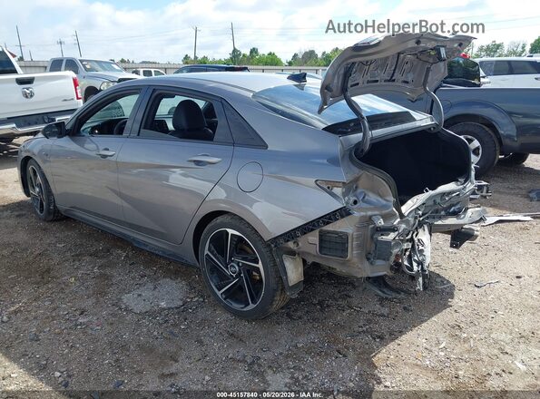 KMHLR4AFXNU277747 2022 HYUNDAI ELANTRA Gray Հետևի ձախ