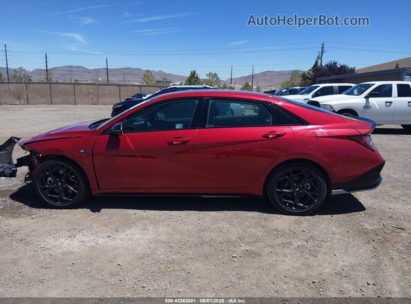 KMHLR4DF2SU892199 2025 HYUNDAI ELANTRA Red 