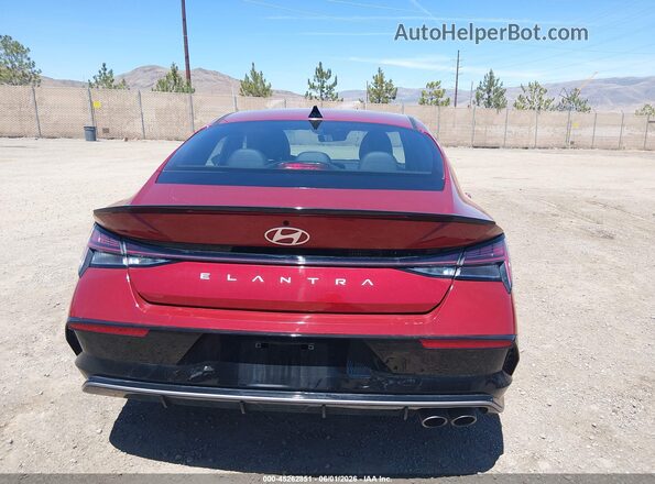 KMHLR4DF2SU892199 2025 HYUNDAI ELANTRA Red 