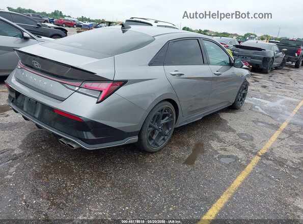 KMHLR4DF6RU823025 2024 HYUNDAI ELANTRA Серебряный Задняя правая четверть