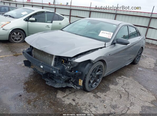 KMHLR4DF6RU823025 2024 HYUNDAI ELANTRA Серебряный Передняя левая четверть