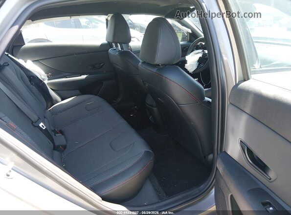 KMHLR4DF8RU714744 2024 HYUNDAI ELANTRA Серебряный Вид наклейки с VIN-кодом
