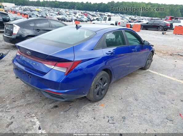 KMHLS4AG0MU065144 2021 HYUNDAI ELANTRA Blue Trasero derecho