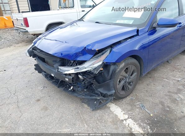 KMHLS4AG0MU065144 2021 HYUNDAI ELANTRA Blue Vista frontal