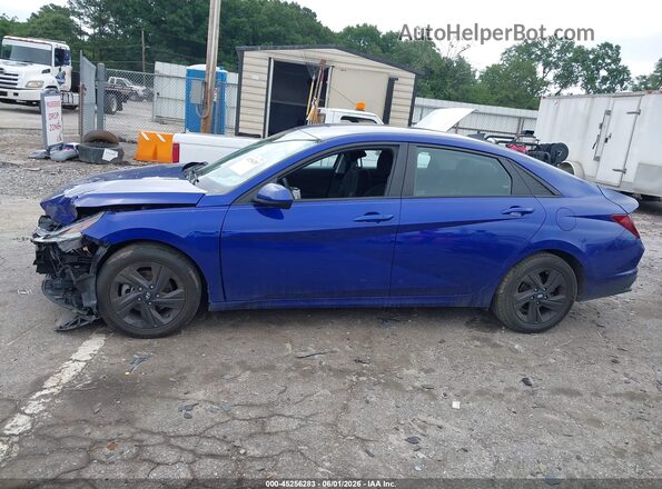 KMHLS4AG0MU065144 2021 HYUNDAI ELANTRA Blue 