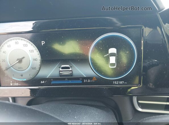 KMHLS4AG0MU101060 2021 HYUNDAI ELANTRA Black უკანა სავარძლების ხედი