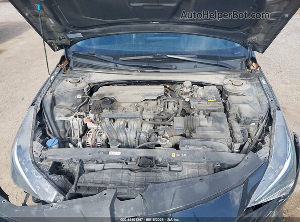 KMHLS4AG0MU101060 2021 HYUNDAI ELANTRA Black უკანა ხედი