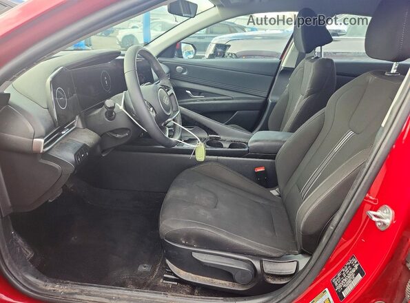 KMHLS4AG0PU521521 2023 HYUNDAI ELANTRA Red Front interior view