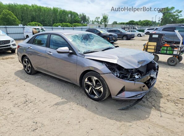 KMHLS4AG0PU555958 2023 HYUNDAI ELANTRA Gray წინა მარჯვენა