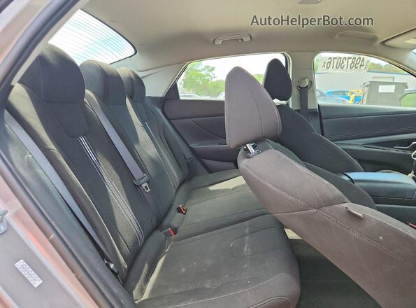 KMHLS4AG0PU555958 2023 HYUNDAI ELANTRA Gray უკანა სავარძლების ხედი