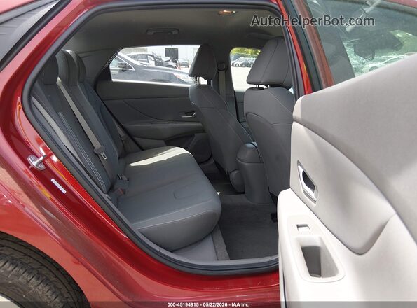 KMHLS4AG0PU579242 2023 HYUNDAI ELANTRA Red Vista de la etiqueta del VIN