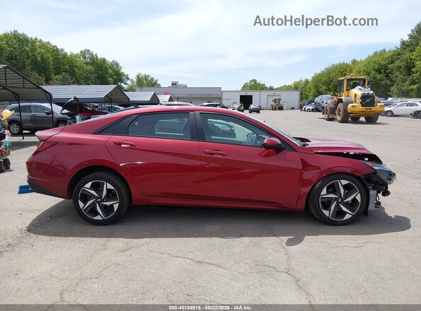 KMHLS4AG0PU579242 2023 HYUNDAI ELANTRA Red Vista interior de 360 grados