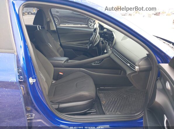 KMHLS4AG1PU434484 2023 HYUNDAI ELANTRA Blue Widok wnętrza z przodu