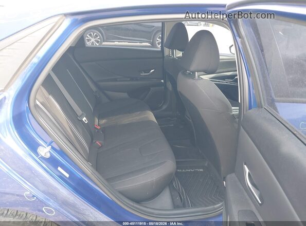 KMHLS4AG1PU434484 2023 HYUNDAI ELANTRA Blue Widok naklejki z numerem VIN