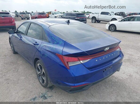 KMHLS4AG1PU434484 2023 HYUNDAI ELANTRA Blue Tył lewy