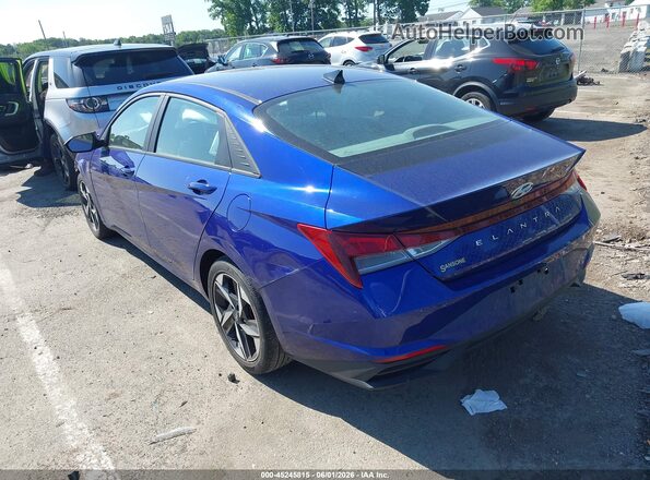 KMHLS4AG1PU465430 2023 HYUNDAI ELANTRA Blue Tył lewy