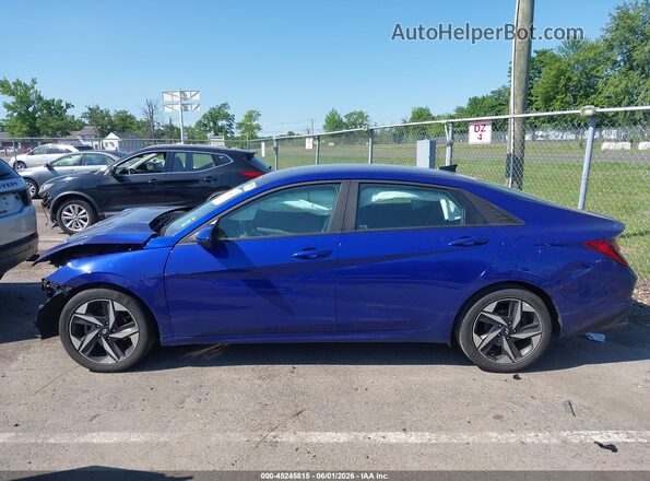 KMHLS4AG1PU465430 2023 HYUNDAI ELANTRA Blue Widok wnętrza 360 stopni