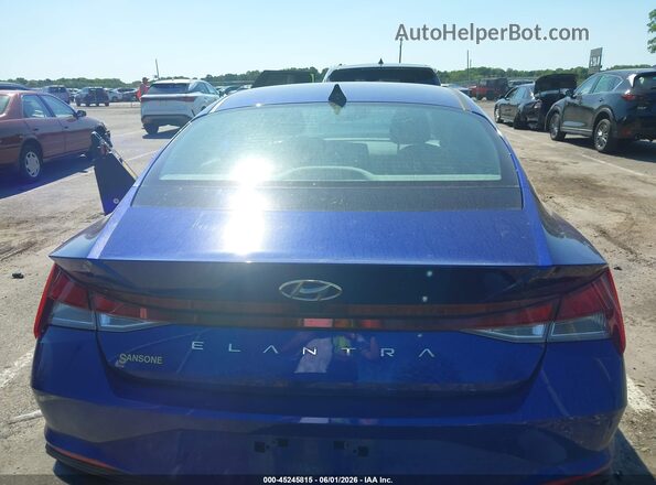 KMHLS4AG1PU465430 2023 HYUNDAI ELANTRA Blue 