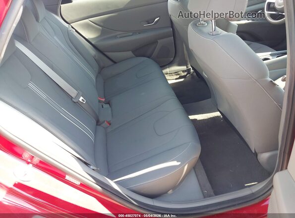 KMHLS4AG1PU519647 2023 HYUNDAI ELANTRA Red Vista de la etiqueta del VIN