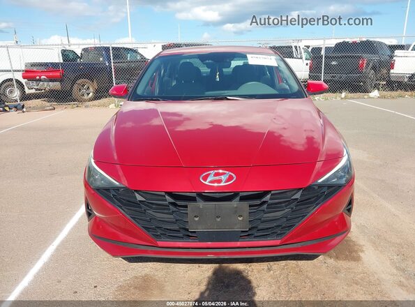 KMHLS4AG1PU519647 2023 HYUNDAI ELANTRA Red Vista del cuadro de instrumentos