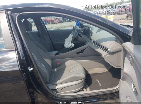 KMHLS4AG1PU597393 2023 HYUNDAI ELANTRA Black Սալոնի դիմացի տեսք
