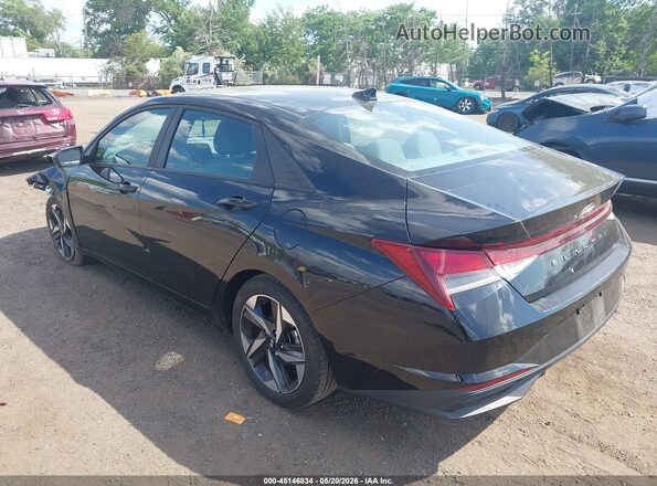 KMHLS4AG1PU597393 2023 HYUNDAI ELANTRA Black Հետևի ձախ