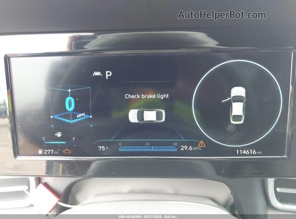 KMHLS4AG2MU065419 2021 HYUNDAI ELANTRA Gray უკანა სავარძლების ხედი