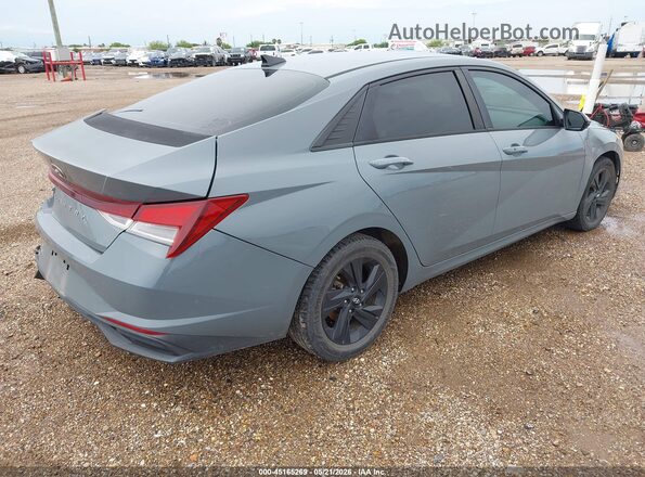 KMHLS4AG2MU065419 2021 HYUNDAI ELANTRA Gray უკანა მარჯვენა