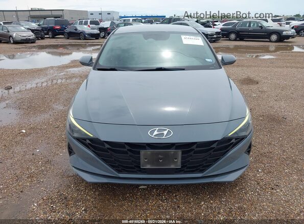 KMHLS4AG2MU065419 2021 HYUNDAI ELANTRA Gray უკანა სალონის ხედი