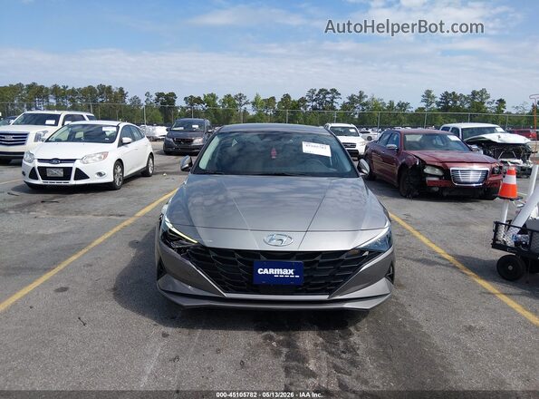 KMHLS4AG2MU123710 2021 HYUNDAI ELANTRA Gray Սարքավորումների վահանակի տեսք