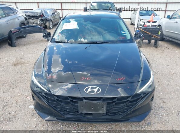 KMHLS4AG2PU416494 2023 HYUNDAI ELANTRA Черный Вид задней части салона