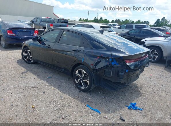 KMHLS4AG2PU416494 2023 HYUNDAI ELANTRA Черный Задняя левая четверть
