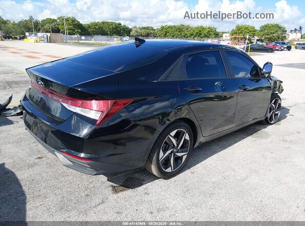 KMHLS4AG2PU526316 2023 HYUNDAI ELANTRA Black უკანა მარჯვენა