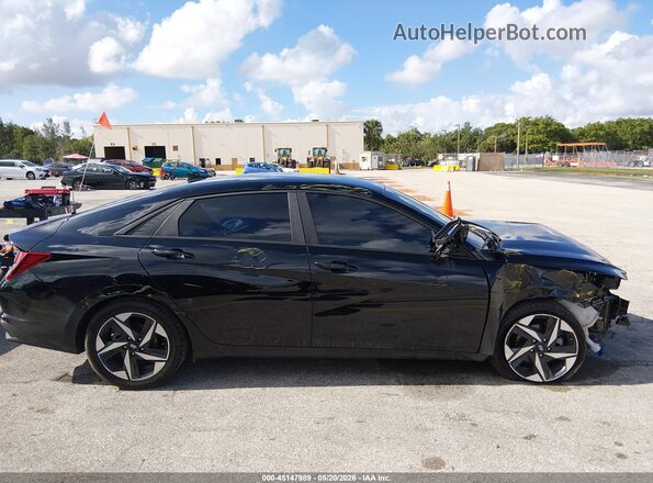 KMHLS4AG2PU526316 2023 HYUNDAI ELANTRA Black სალონის 360-გრადუსიანი ხედი