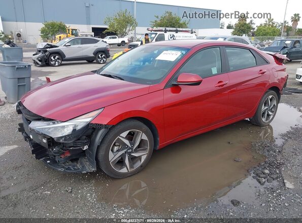 KMHLS4AG2PU601547 2023 HYUNDAI ELANTRA Красный Передняя левая четверть