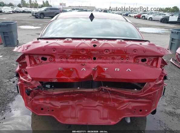 KMHLS4AG2PU601547 2023 HYUNDAI ELANTRA Красный Вид спереди
