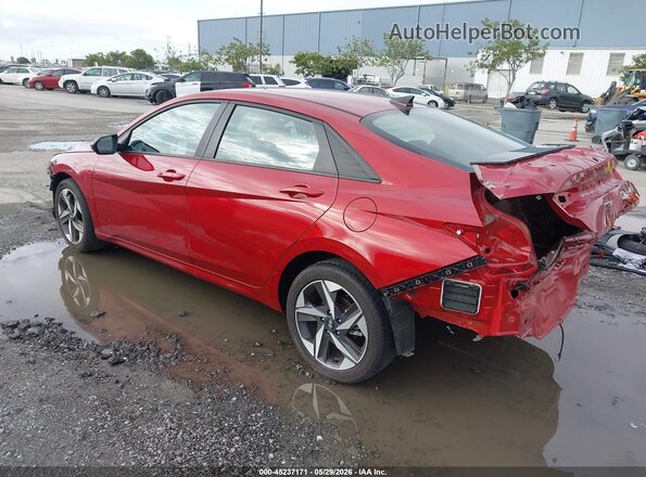 KMHLS4AG2PU601547 2023 HYUNDAI ELANTRA Красный Задняя левая четверть