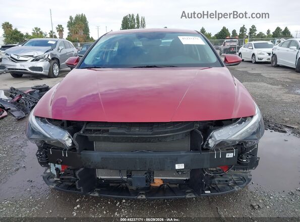 KMHLS4AG2PU601547 2023 HYUNDAI ELANTRA Красный Вид задней части салона